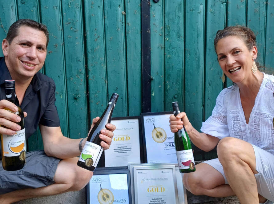 Fassbinderhof Thermenregion Weinprämierung AWC Vienna international