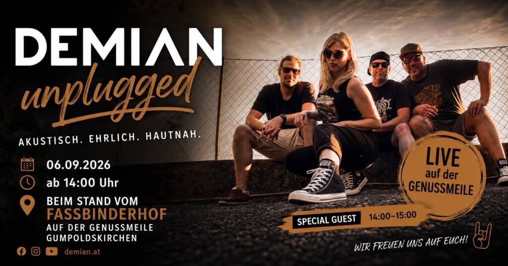Demian live und unplugges auf der Genussmeile
